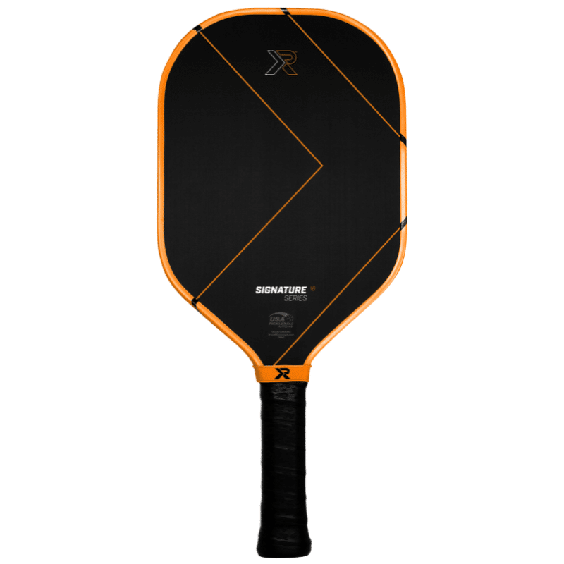 Image d'une raquette de pickleball ProXR Signature Series orange tiger.