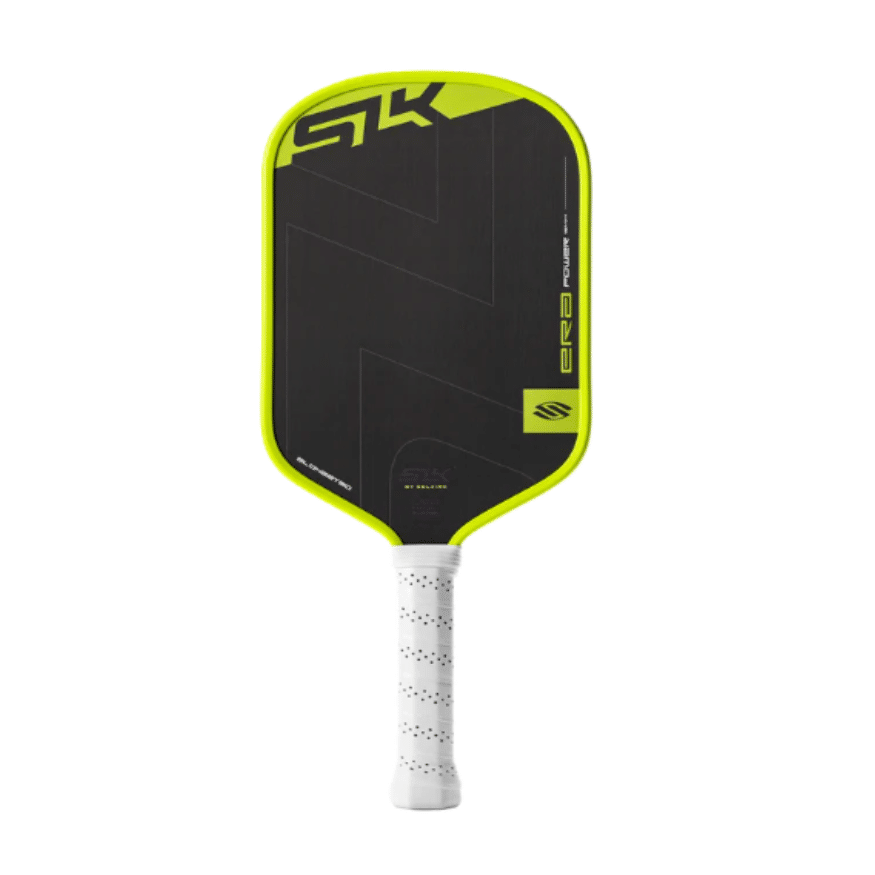 Raquette de pickleball SLK ERA Power Allonge avec surface texturée Raw Spin pour puissance et effet.
