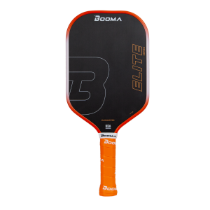 Image of a BOOMA Elite Elongated pickleball paddle.