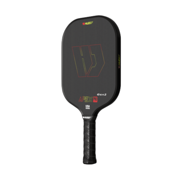Image d’une raquette de pickleball HUDEF APEX Pro2 avec noyau supercritique