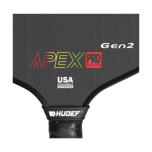 Image d’une raquette de pickleball HUDEF APEX Pro2 avec noyau supercritique