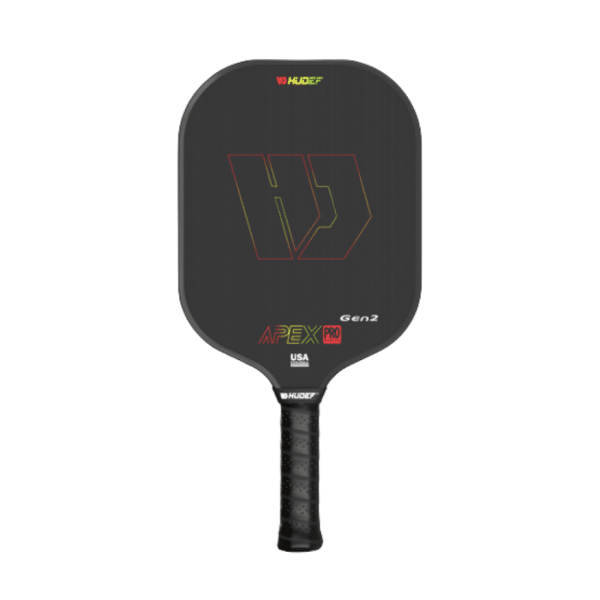 Image d’une raquette de pickleball HUDEF APEX Pro2 avec noyau supercritique