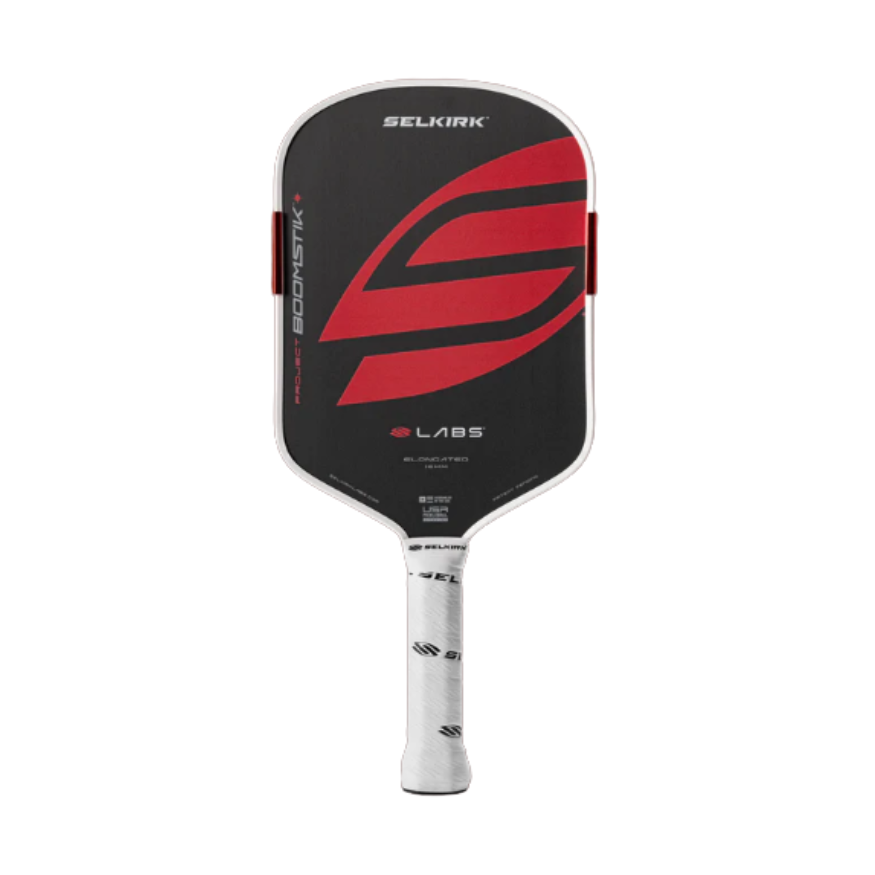 Image d'une raquette de pickleball Selkirk Boomstik LABS Projet Allongé