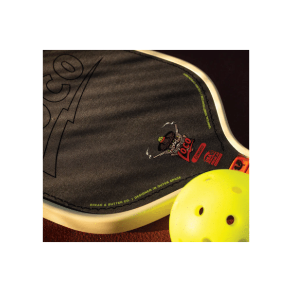 Image of a Bread & Butter Loco Elongated Pickleball Paddle.