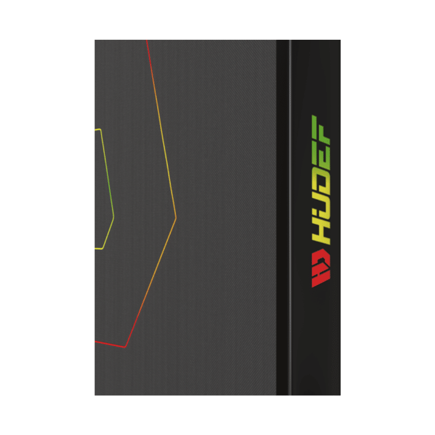 Image d’une raquette de pickleball HUDEF APEX Pro2 Supercritical avec noyau supercritique.