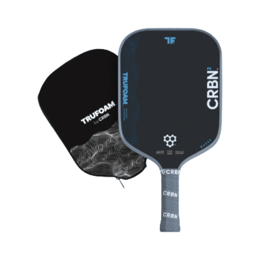 Image d'une raquette de pickleball CRBN² TruFoam Waves Carré.
