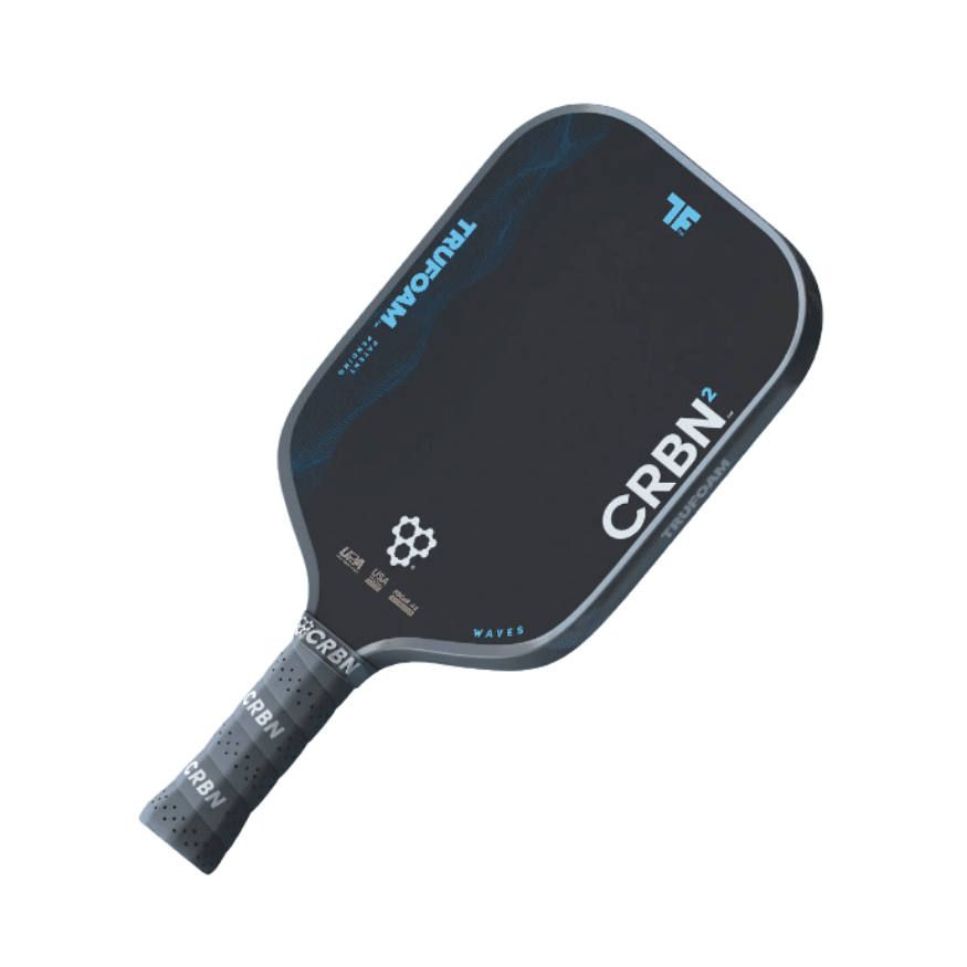 Image d'une raquette de pickleball CRBN² TruFoam Waves Carré.
