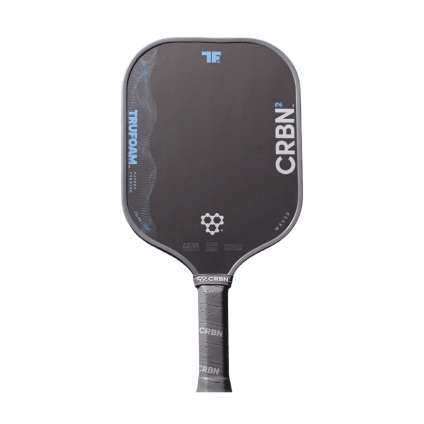 Image d'une raquette de pickleball CRBN² TruFoam Waves Carré.